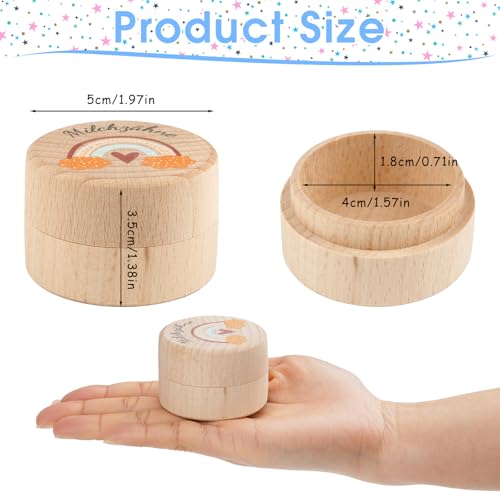 Moosono Zahndose Milchzähne für Jungen Mädchen Zahndose Milchzahndose Zahnbox Geschenkideen zu Taufe und Geburtstag Geschenke für Neue Eltern
