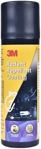 3M Rodent Repellent Coating Spray, Prevents Rat Bites in Engine Parts and Wires, Highly Effective, Leak-Free, Easy-to-Spray, Bitter Taste, No Kill-only Repels (80g, Pack of 1)
