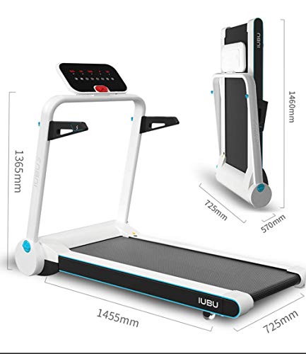 Caminadora eléctrica plegable multifunción para hogar miniatura 2
