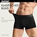 Falechay Boxershorts Herren 6er Pack Unterhosen Männer UnterwäSche SchwarzL