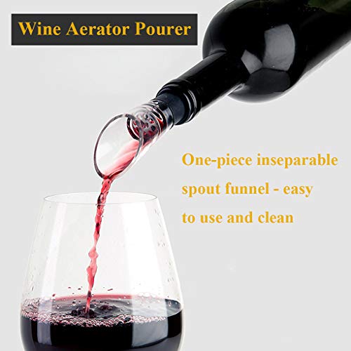 Wine Tools Wine Stoppers Pourer Wine saver 4 Wine Stoppers Wine Saver Vacuum Pump Stainless Steel 7pcs - Thumbnail 6