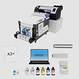 Lancelot Auto-Maintenance M1630 Pro-DTF Printer Machine-Doubled Speed Over L1800 with Auto-Powder Shaker Dryer,White Ink Circulation & Auto-Film Cutter,DTF Printer Bundle for T Shirt Printing