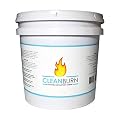 Cleanburn 25 lb. Pail of Dry-Mix Refractory Cement, High-Temperature Castable Refractory Mortar for Masonry Repair