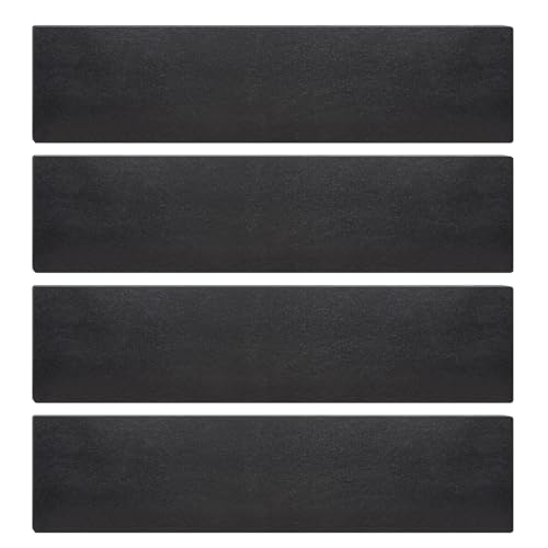 Rocaris 4 Pcs 3 X 12 X 1/4 Inch A36 Steel Plate Hot Rolled, Steel Base Plate for Construction Boards, Structure Support, Weldable Square and Industrial