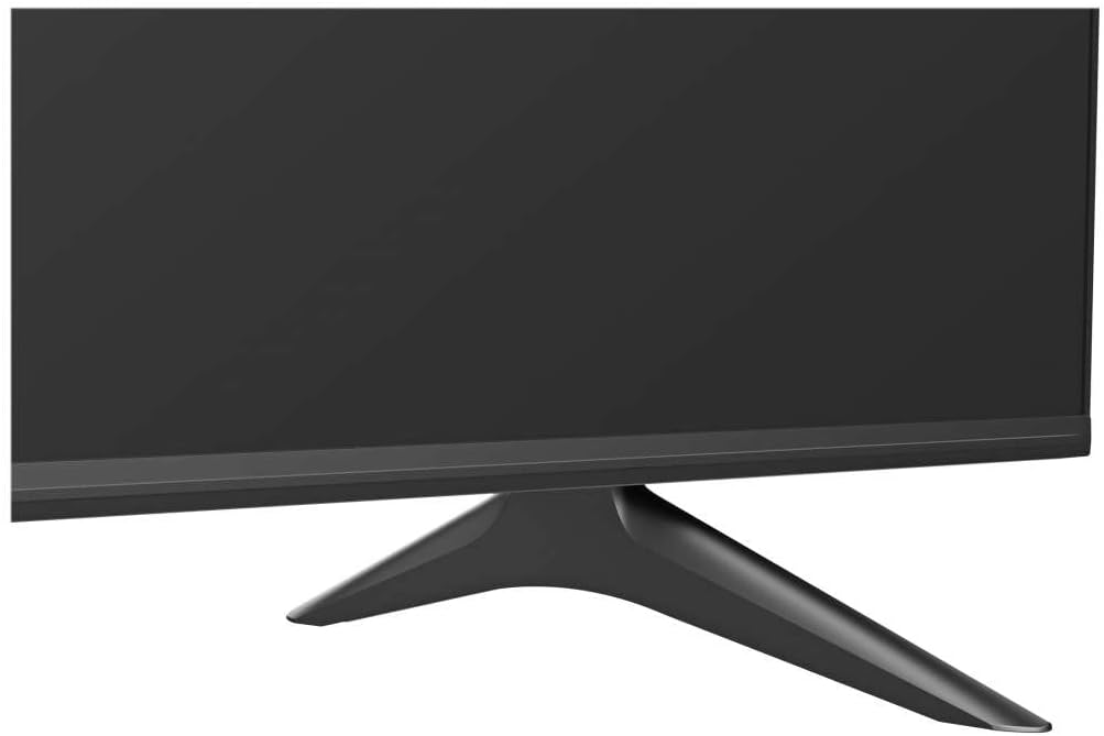 Close-up of the Hisense TV stand foot
