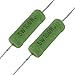 Aexit 10 Pcs Variable Resistors 5W Watt 100 Ohm 5% Fixed Wire Wound Rheostats Power Resistor
