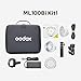 Godox ML100Bi Kit1 Pocket LED Video Light 120W Bi-Color Photography Fill Light 2800K-6500K CRI97+ TLCI98+ APP Control 11 Lighting Effects Godox Mount for Vlog Live Streaming Photography