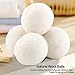 Eujgoov Wool Balls Softener Laundry Replacement for Dryer Sheets and Liquid Softeners 6cm Natural Fabric Made Reduce Static and Shorten Drying Time for All Clothing