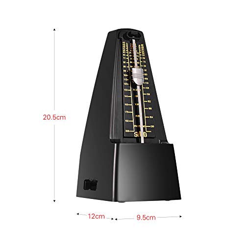 Loijon Padrão Universal Metronome Mecânica ABS Material para Violino de Violão Piano Baixo Drum Inst