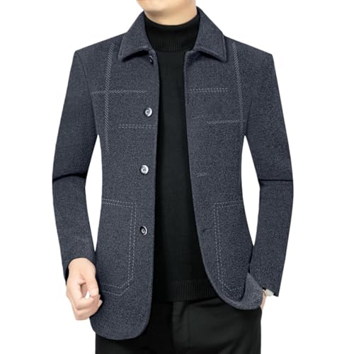 Veste d'hiver à col montant contre le froid homme d'âge moyen
