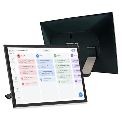 Denash 10.1in Smart Digital Calendar und Planer HD Touchscreen Smart Calender mit Aufgabenplänen, Familienbüro, Unterstützung für, Kalender, Outlook, Cozi, Yahoo