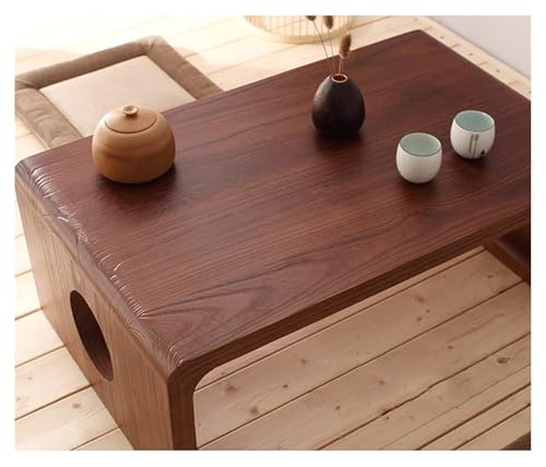 Table basse japonaise pliante pour optimiser les petits salons