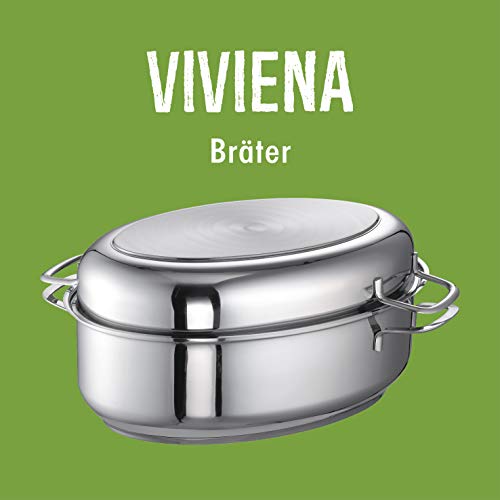 Gänsebräter ViVienna Multi-Bräter aus Edelstahl, 38 cm