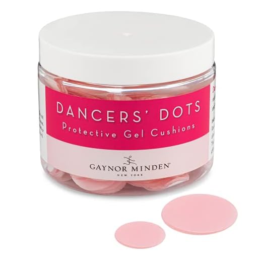 Gaynor Minden Dancers Dots | Gel Blister Pads | Hydrogel Patches for Prevention of Blisters | Instant Cooling and Soothing Relief | 90-Count (2 Sizes)