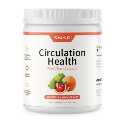 Snap Supplements Circulation Health, Blood Circulation Supplements to Support Healthy Blood Flow and Circulation, 250g Cover