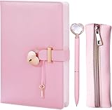 Afoxon Diary with Lock Notebook Digital Notebook Pencil Case for Pocket Notepad Note Book for Notepad Notebook Mini Notepad Plush Violet