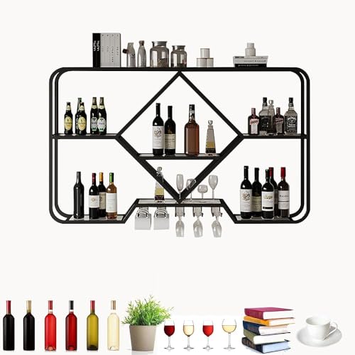 Étagère à vin murale compacte à LED pour optimiser vos petits espaces - 2