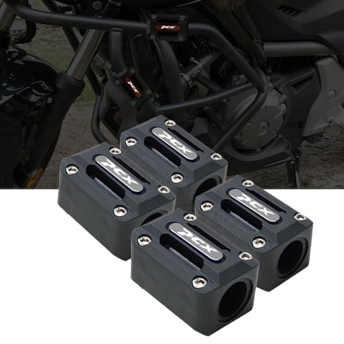 For pcx160 PCX150 PCX125 PCX 2025 2024 2023 2022-2016�o���p�[ ���� �u���b�N �G���W�� �ی�K�[�h �N���b�V���o�[�v���e�N�^�[ �t���[���X���C�_�[ �X�L�b�h�p�b�h (�`�^��)