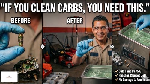 Image of NORTHWEST ENTERPRISES Ultrasonic Cleaner Solution for Carburetors and Engine Parts. Industrial Strength Concentrated Washing Compound for Ultrasonic Machines & Immersion Washers - Makes 11 Gallons!