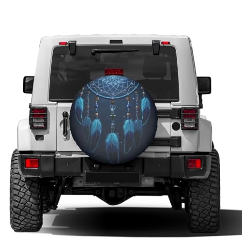 Image of Delerain Dreamcatcher Spare Tire Covers for Trailer SUV Truck and Many Vehicle, Wheel Covers Sun Protector Waterproof (16 Inch for Diameter 29 inch-31 inch)