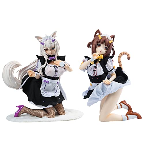 Pielus Ecchi Figure - Coconut＆Azuki- 1/4 Maid Anime Girl Figure Removable Clothes Action Figurines Hentai Figure Statue Toy Home Decor Model Collection #TOP29