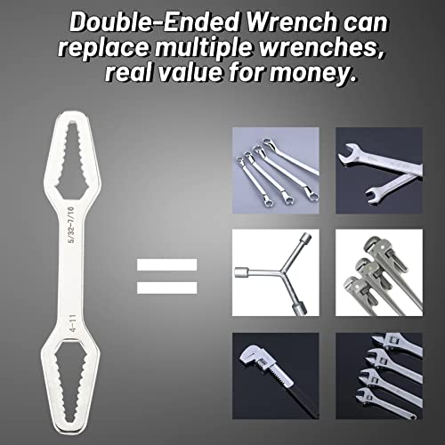 LEONTOOL Universal Torx Wrench Double Ended Multifunctional Universal Wrench 4mm-11mm Self-Tightening Wrench - Image 4