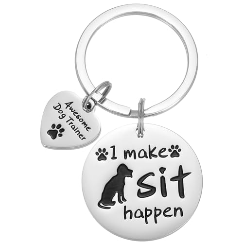 Kivosliviz Dog Trainer Keychain Gifts for Women Men Best Ever Sitter Walker Keyring Dog...