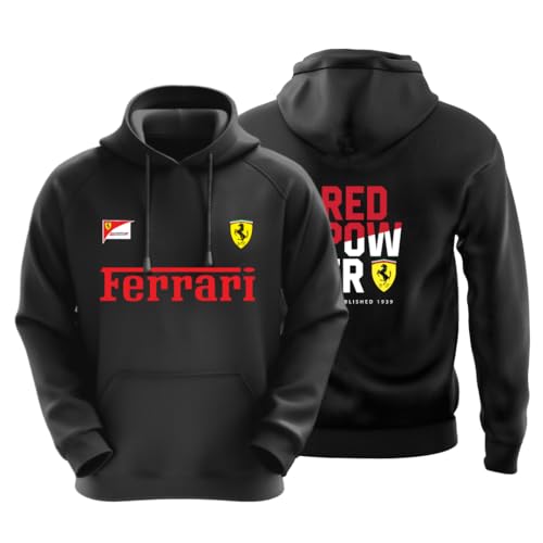 Image of DUDEME 50+Motor HOMotorsport Hoodie for Car Enthusiast for Men & Women Black Hoodie 100% Cotton Car Printed Hoodies.
