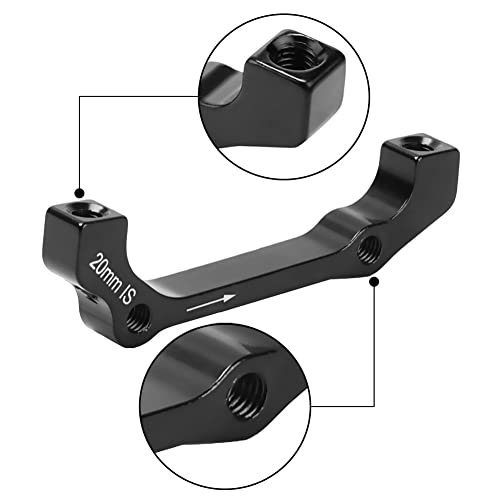 Kigauru Bike Disc Brake Mounting Bracket Aluminum Alloy Cnc Machined Standard Caliper Post Mount Front 180Mm Rear 160Mm Rotor Adapter With Bolts Gasket #TOP5