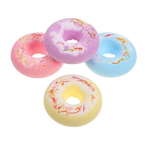 Balacoo 4 Pcs Conjunto De Bola De Sal De Banho Bolas De Banho Em Forma De Bolo Bombas De Banho De Sp