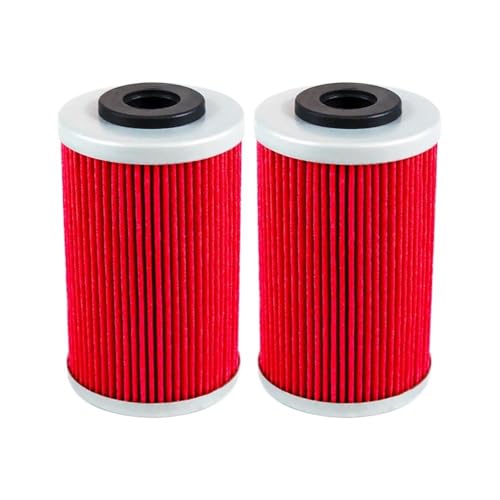Filtre à huile moto EXC SX RC haute filtration avec finition rouge