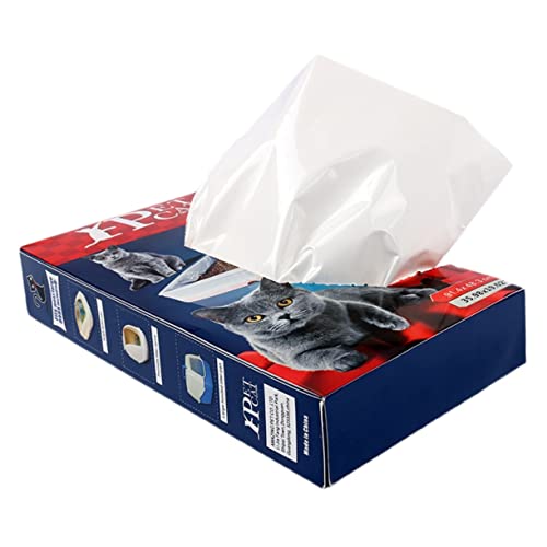 Sosoport 30 Peças suprimentos para gatos resina recipiente sacos de lixo bolsa de areia para gatos b