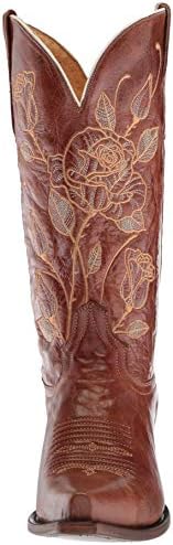 Roper Womens Desert Rose Snip Toe Boot, Brown, 10.5 | Image 1