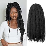 Marley Twist Braiding Hair-24Inch 8packs Cuban Twist Hair Soft Marley Hair for Black Women(1B, 24 Inch (Pack of 8))