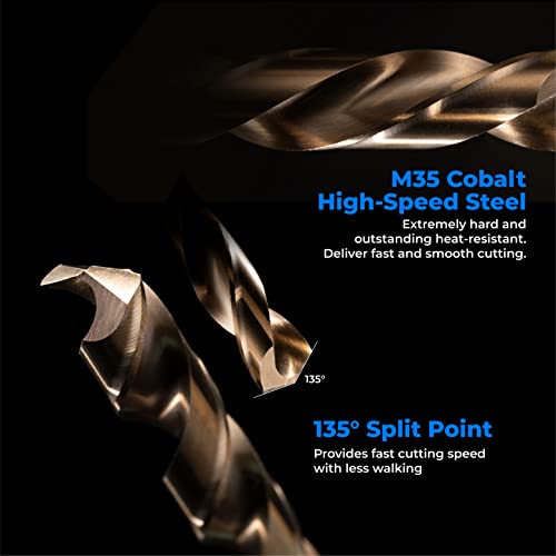Amoolo 1/8 Inch Inch Cobalt Drill Bits thumb #1