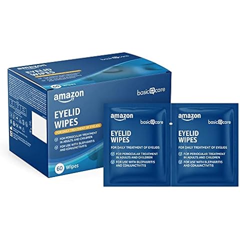 Amazon Basic Care Toallitas limpiadoras de párpados Cover