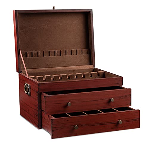 Royalty Art Fine Silverware Storage Box With Pull Out Drawer, 15” X 11”, Large Kitchen Counter Organizer For Flatware And Utensils, Decorative Home Decor #TOP1