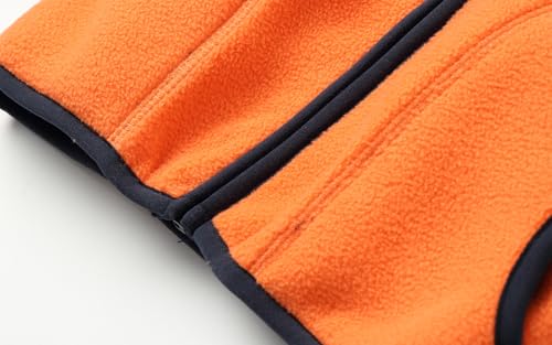 Image of LittleSpring Boys Girls Polar Fleece Jackets Fur Lined Zip Up Warm Winter Coat