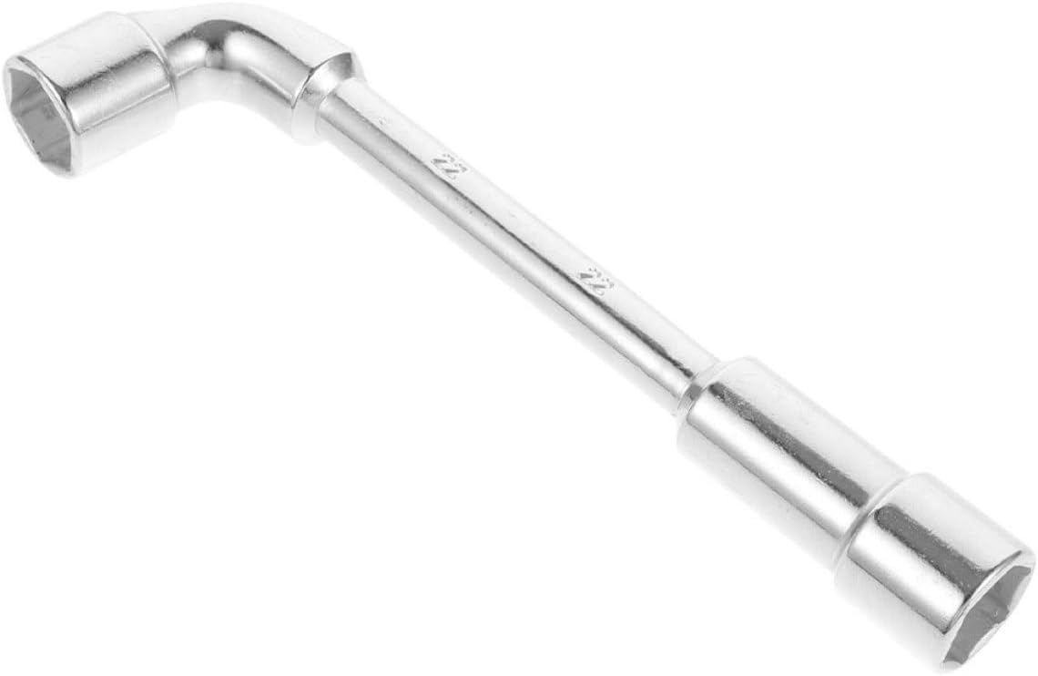 Didiseaon L-shaped 21mm Socket Wrench Double-ended Tire Installer Tool Tire Changer Tool for Car and Motorcycle Wheel Maintenance