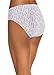 Jockey Women's Underwear Supersoft French Cut - 3 Pack, Ferris White Chevron/Sheer Lilac/Deep Sangria, 8