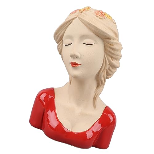 Vasos de Cerâmica Modernos para Meninas, Flores, Cabeça, Estilo Moderno, Criatividade, Unissex, Tími
