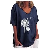 Maternity Tops Women Summer Tops Trendy Women's Blouses Tops Plain T Shirts for Women Womens Shirts