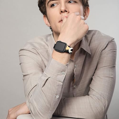 Halloween Strap Compatible with Apple Watch Band 38mm 40mm 41mm 42mm 44mm 45mm 46mm 49mm,Adjustable Replaceable Soft Silicone Cartoon Sport Wristbands for iWatch Ultra Series 10 9 8 7 6 5 4 3 2 1 SE - Image 3