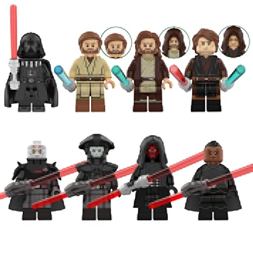 Mini Figures Advent Calendar Collection Figure Set Series Custom Collectible Minifigure,Knights Series 8 Pcs Für 3-jährige Jungen Und Mädchen Cover