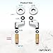 gotonovo Clawfoot Tub Adapter 3-3/8 Inch Adjustable Swing Arms for Kitchen Faucet Bathtub Bathroom Shower Faucet Set Commercial Utility 1 Pair 2.2 inch Polished Chrome