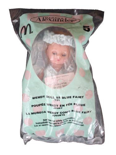 McDonald's 2004 Happy Meal Toy Madame Alexander 5 Wendy Doll as Blue Fairy MIP