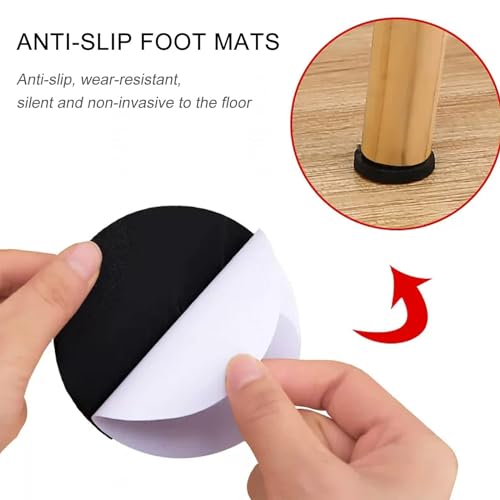 Patas de madera para muebles, juego de 4 patas oblicuas de 15 cm para mesa de café y sofá 7