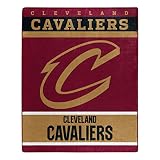 Northwest NBA Polyester Sherpa Throw Blanket 50X60 inch, Cleveland Cavaliers