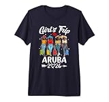 Aruba Girls Trip 2026 Birthday Squad Women Vacation Premium Tri-Blend T-Shirt