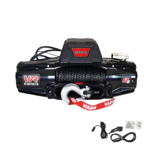 WARN VR EVO 8-S Electric 12V DC Winch 8,000 lb Pulling Capacity - 103251